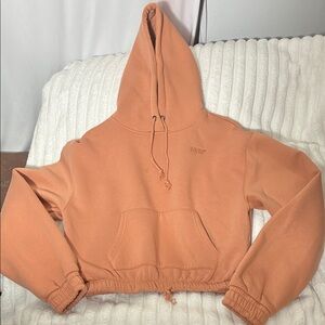 Snipes Cozy NEW Apricot Cropped Hoodie for Women size L